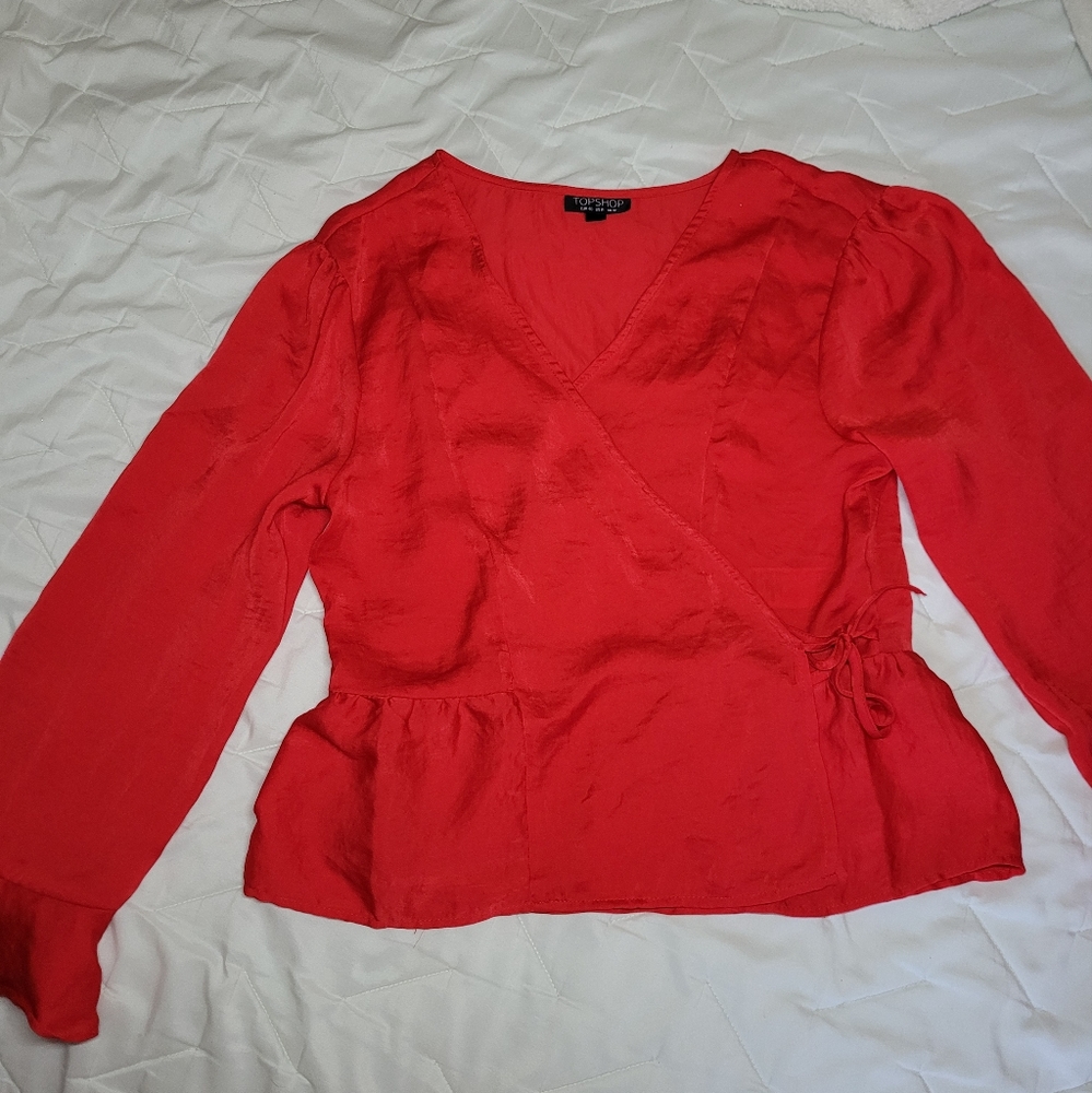TopShop wrap top
